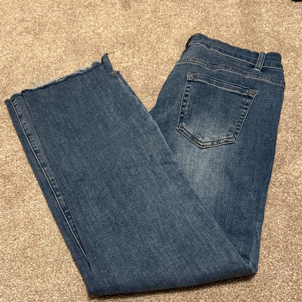 Stylish Blue Women's Straight Leg Jeans